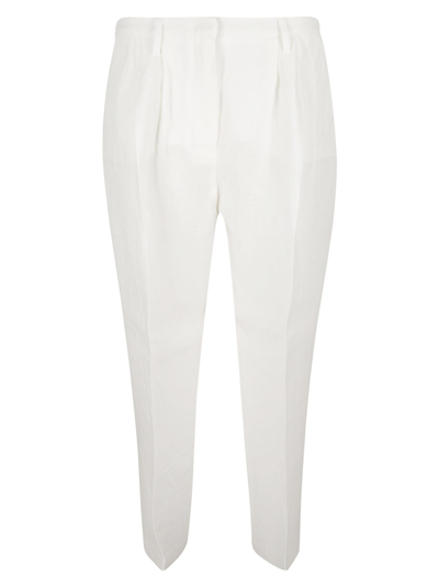 Fabiana Filippi Loose Fit Con Pince Trousers In Feather