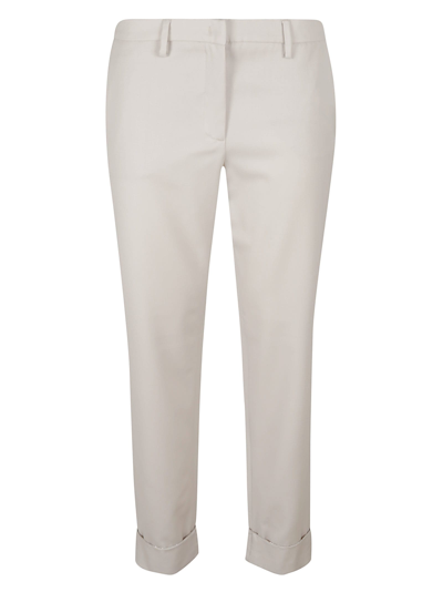 Fabiana Filippi Plain Cropped Trousers In Beige