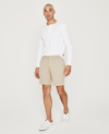 Ag Slim Fit 8.5 Inch Cotton Shorts In Dry Dust