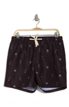 Abound Recycled 5" Volley Swim Shorts In Black Desert Doodle