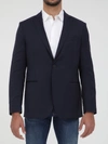 Tonello Single-breasted Wool Blazer In Blue