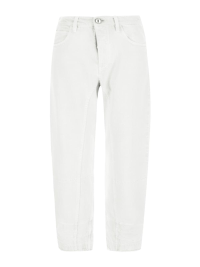 Jil Sander Sport Workwear Trousers In White
