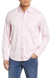 Tommy Bahama New San Lucio Stretch Supima® Cotton Blend Button-up Shirt In Pink Mist