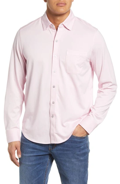 Tommy Bahama New San Lucio Stretch Supima® Cotton Blend Button-up Shirt In Pink Mist