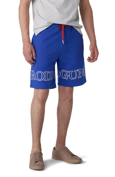 Rodd & Gunn Wilmington Bay Logo Sweat Shorts In Cobalt