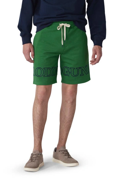 Rodd & Gunn Wilmington Bay Logo Sweat Shorts In Lawn