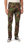 Hudson Stacked Camo Slim Military Cargo Pants In Army Fatigue
