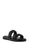 Seychelles Golden Coast Slide Sandal In Black