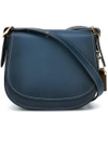 Coach Stitching Detail Saddle Bag
