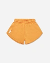 7 Days Active Barb Orange Logo Cotton Shorts
