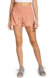 Free People Fp Movement The Way Home Shorts In Brushed Apricot
