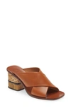Chloé Laia Suede Sandal In Brown