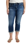 Silver Jeans Co. Plus Size Suki Capri Jeans In Indigo