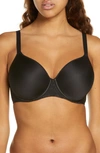 Chantelle Lingerie Comfort Chic Smoothing Memory Foam T-shirt Bra In Black