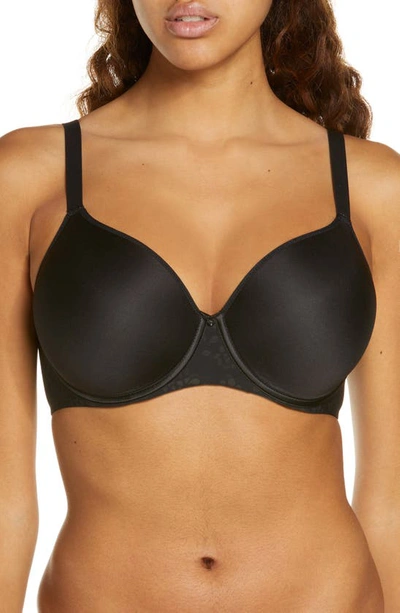 Chantelle Lingerie Comfort Chic Smoothing Memory Foam T-shirt Bra In Black