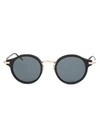 THOM BROWNE ROUND FRAME SUNGLASSES,TB807AT11376921