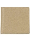 Thom Browne Billfold Wallet In Grey Pebble Grain In Grey