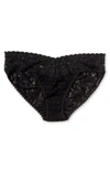Hanky Panky Signature Lace V-kini Panties In Black