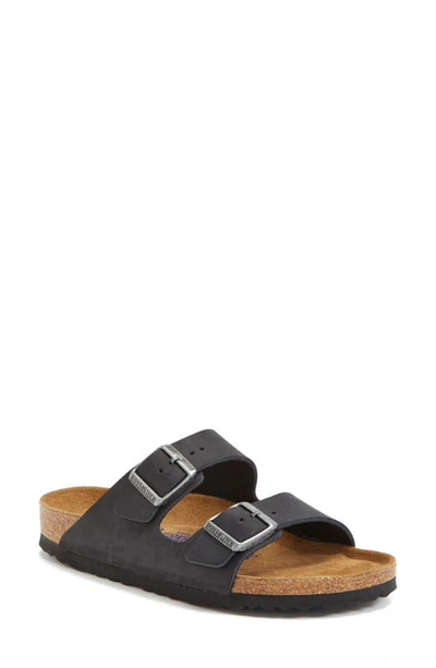 Birkenstock Arizona Soft Footbed Sandal In Black