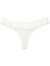 GILDA & PEARL BARDOT FRILLED TRIMMED THONG,011011666540