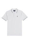 PSYCHO BUNNY PSYCHO BUNNY LANDON TIPPED PIQUÉ POLO