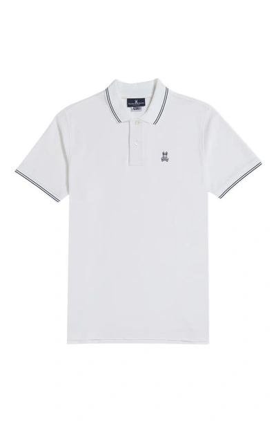 PSYCHO BUNNY PSYCHO BUNNY LANDON TIPPED PIQUÉ POLO