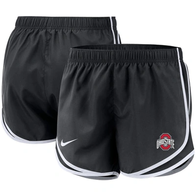 Nike Black Ohio State Buckeyes Team Tempo Performance Shorts