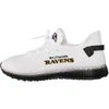 FOCO FOCO BALTIMORE RAVENS GRADIENT SOLE KNIT SNEAKERS