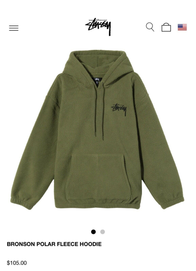 ★関税込★Stussy★Stussy Bronson Sherpa Hoodie Navy★ Stussy Bronson Hoodie Hoodies And Sweatshirts Stüssy Bronson
