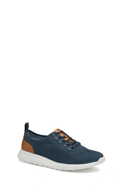 Johnston & Murphy Kids' Little Boys Amherst Knit Sneakers In Navy