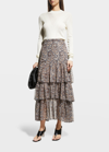 Veronica Beard Raylan Pointelle-knit Pullover Sweater In Ivory