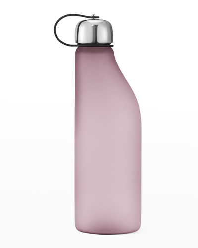 Georg Jensen Sky Stainless Steel & Plastic Drinking Bottle In Rose