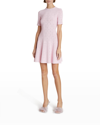 Givenchy Jacquard-knit Mini Dress In Light Pink