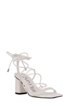 Calvin Klein Calista Ankle Tie Sandal In White