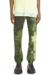 GIVENCHY PAINT DISTRESSED JEANS