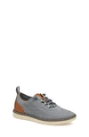 Johnston & Murphy Mcguffey Knit Sneaker In Gray Knit
