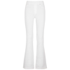 Spanx Skinny Flare High-rise Stretch-denim Jeans In White