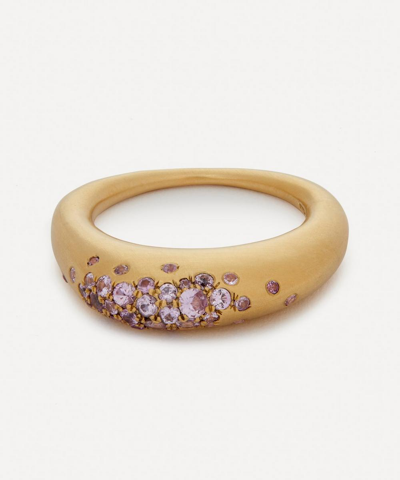 Nada Ghazal 18ct Gold Urban Colour Ring Small