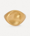 Nada Ghazal 18ct Gold Baby Malak Original Round Ring In Gold