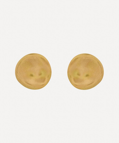 Nada Ghazal 18ct Gold Baby Malak Mini Round Stud Earrings