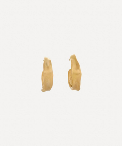 Nada Ghazal 18ct Gold Baby Malak Round Hoop Earrings