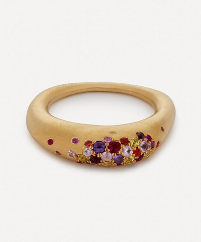 Nada Ghazal 18ct Gold Urban Summer Nights Ring Small
