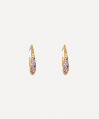 Nada Ghazal 18ct Gold Urban Colour Small Hoop Earrings