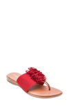 Andre Assous Novalee Sandal In Red Fabric