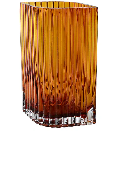 Aytm Folium Vase In Amber