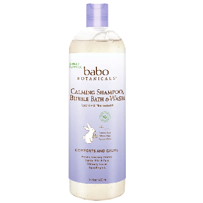 Babo Botanicals Calming Shampoo Bubble Bath & Wash - Lavender & Meadowsweet