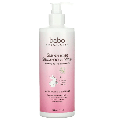 Babo Botanicals Smoothing Detangling Shampoo & Wash - Berry Primrose