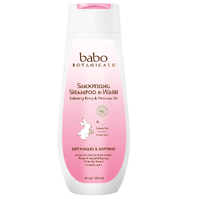 Babo Botanicals Smoothing Detangling Shampoo & Wash - Berry Primrose