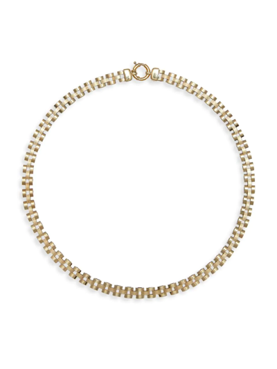 Loren Stewart Blitz 14k-yellow-gold Vermeil Collar Necklace In Yellow Gold