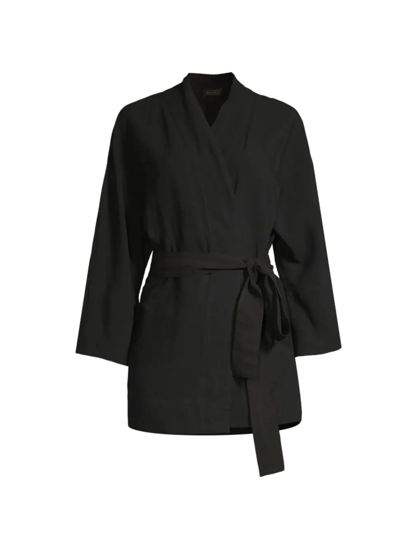Haight Lin Robe In Black